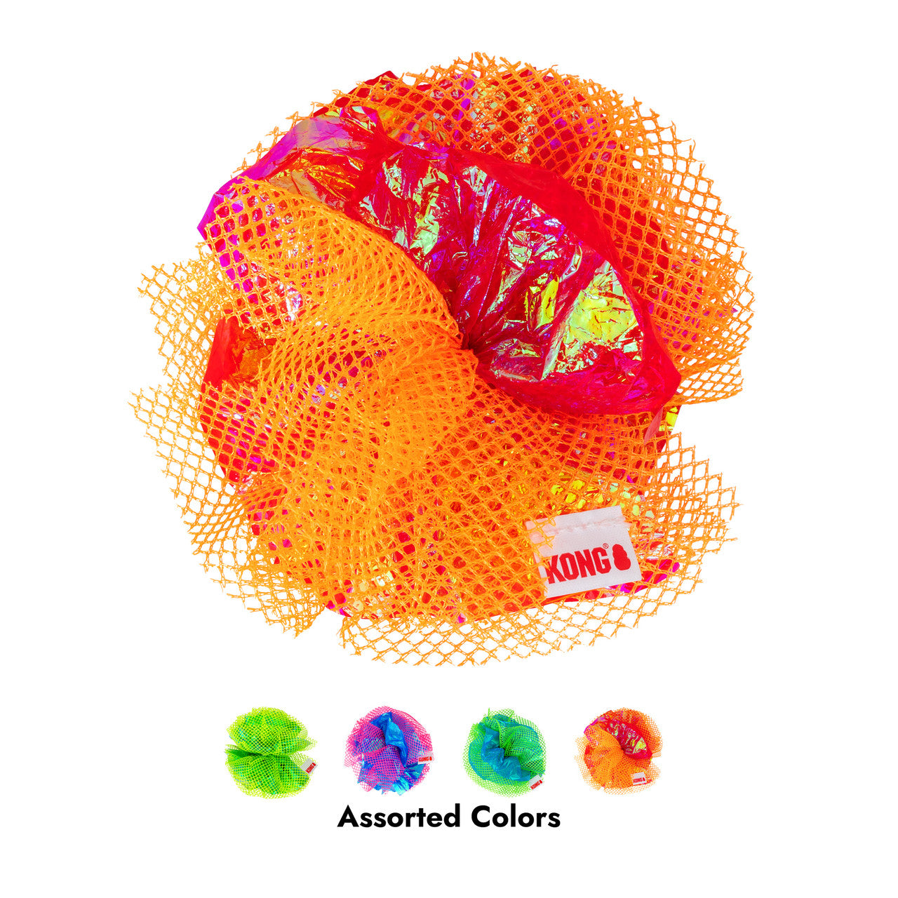 Crackles Fluff Balls 2-Pack, Assorted Colors